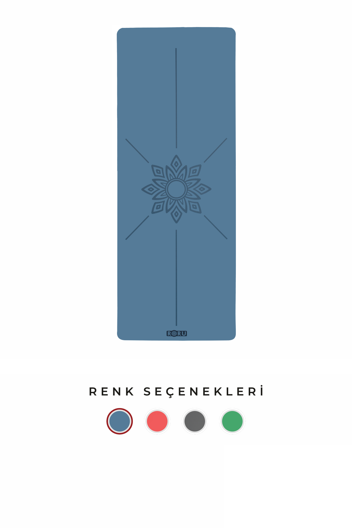 RORU Concept Sun Series Profesyonel Seyahat Yoga Matı 2.5mm