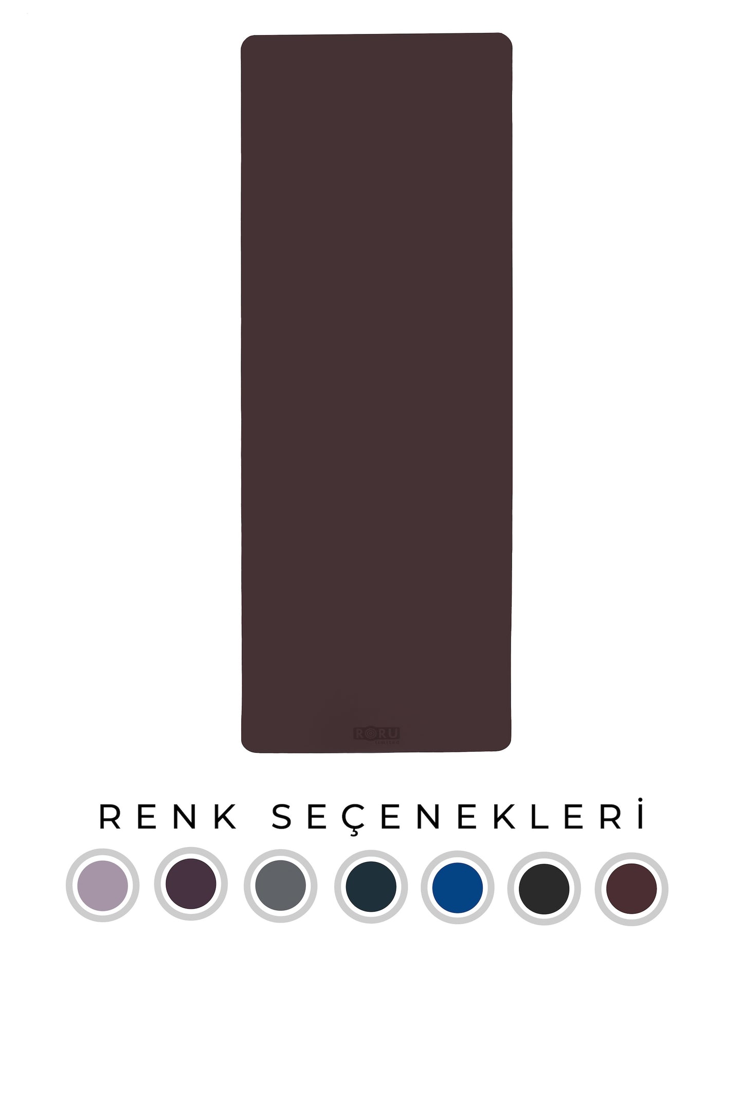 RORU Classic Sun Series Profesyonel Yoga Matı 4 mm