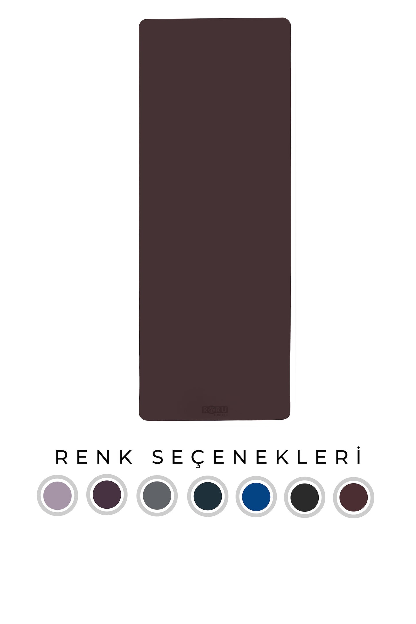 RORU Classic Sun Series Profesyonel Yoga Matı 4 mm
