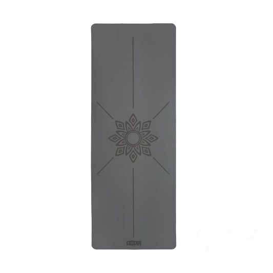 RORU Classic Sun Series Çiçek Desenli Profesyonel Yoga Matı 4 mm