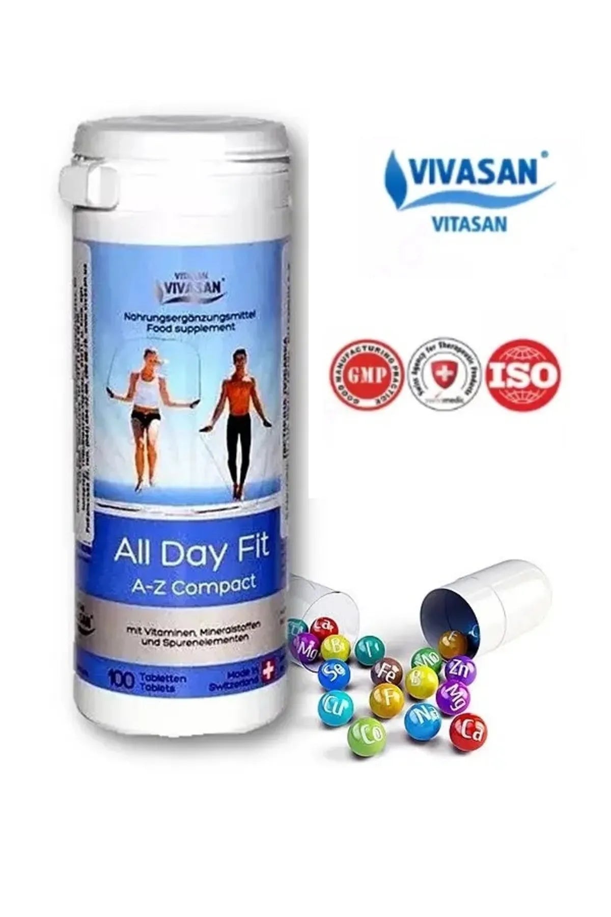 VIVASAN VITASAN A-Z KOMPAKT VITAMIN (100 TABLET) S06