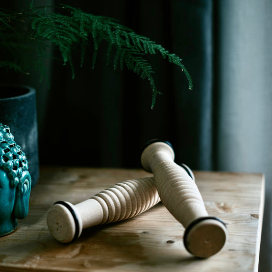 Ayak Masaj Aleti Ahşap Rulo 22,5 x 4,5 cm