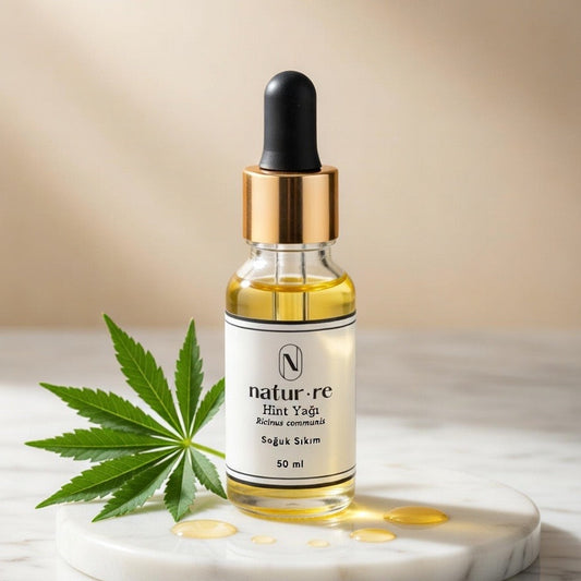 %100 Saf Soğuk Pres Hint Yağı – Hekzan İçermez | Doğal Bakımın Güçlü Yardımcısı