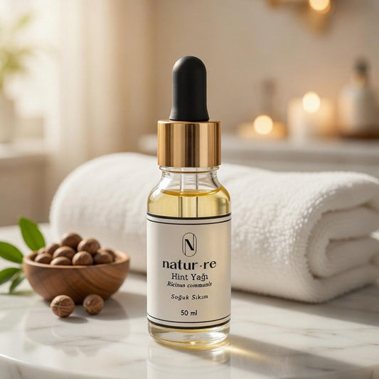 %100 Saf Soğuk Pres Hint Yağı – Hekzan İçermez | Doğal Bakımın Güçlü Yardımcısı