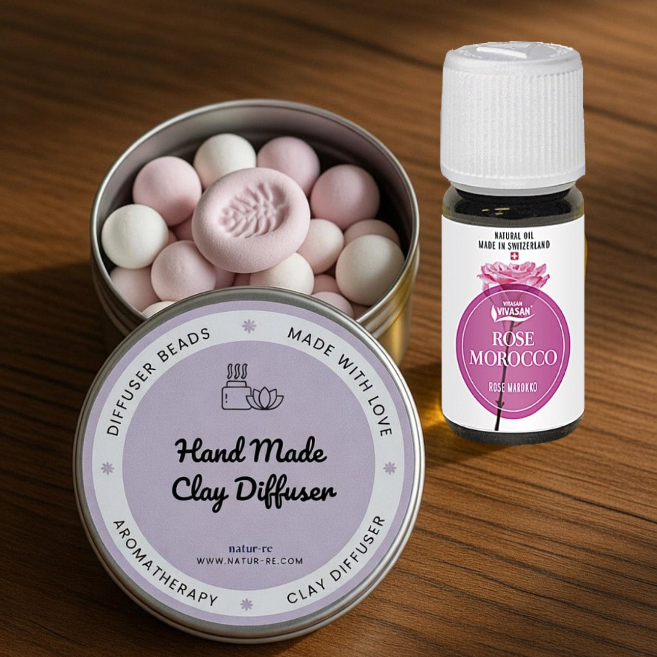 El Yapımı Seramik Difüzör Boncukları – Aromaterapi Taşları | Doğal Kokuyla Huzur