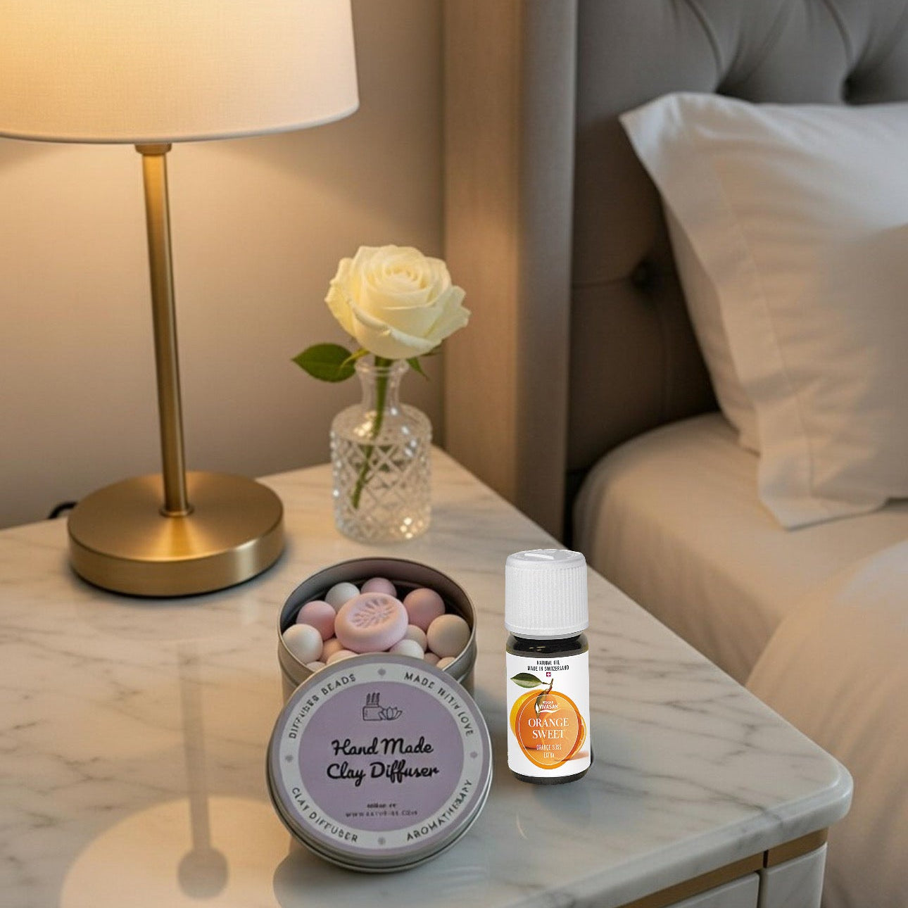 El Yapımı Seramik Difüzör Boncukları – Aromaterapi Taşları | Doğal Kokuyla Huzur