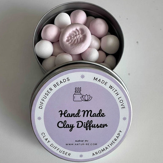 El Yapımı Seramik Difüzör – Aromaterapi Taşları | Doğal Kokuyla Huzur